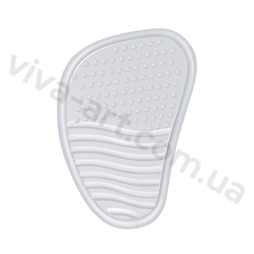 Полустельки гелевые под плюсну на клеевой основе, универсальный размер, пара